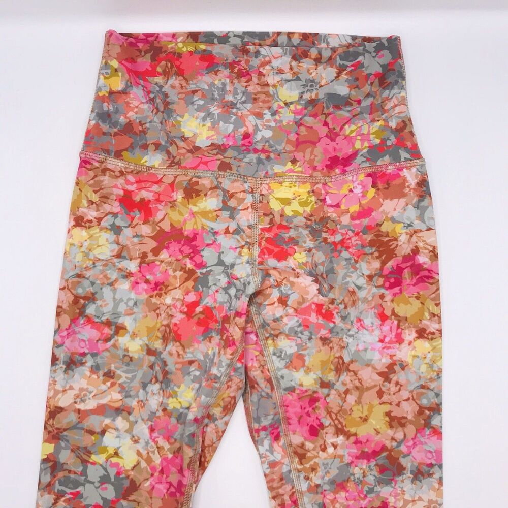 Lululemon Align Pant Inflorescence Floral Pink Leggings Athletic Womens Size 4